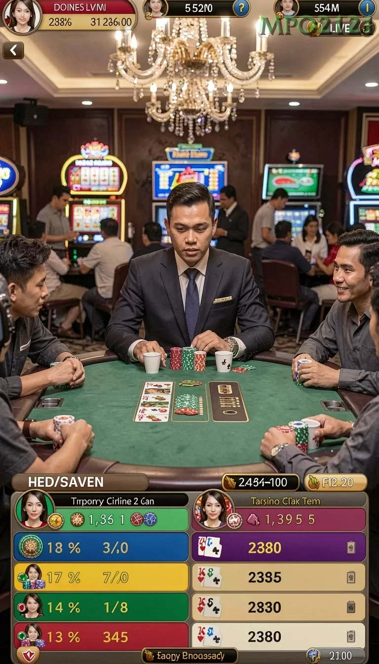 Cuplikan layar BIWIN — menu navigasi