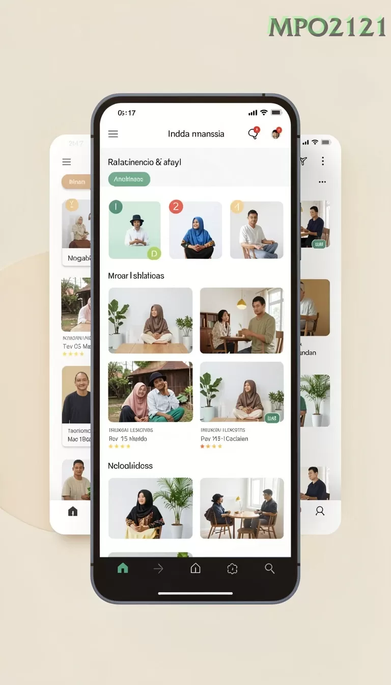 Cuplikan layar HOKI777 — menu navigasi