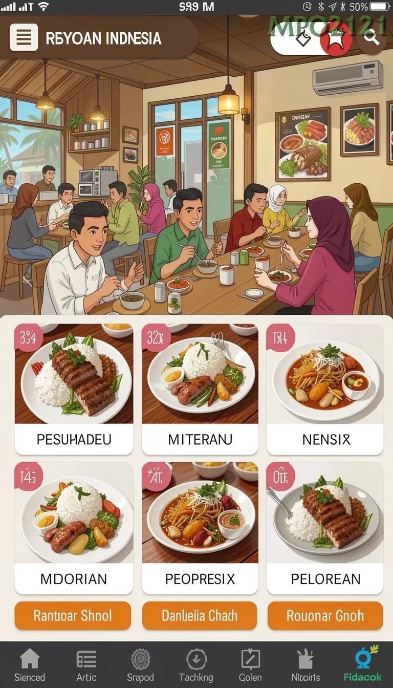 Cuplikan layar MIOTOTO — menu navigasi
