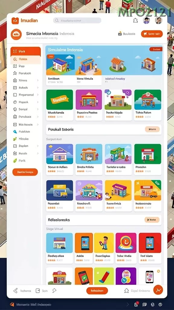 Cuplikan layar JKTWIN — menu navigasi